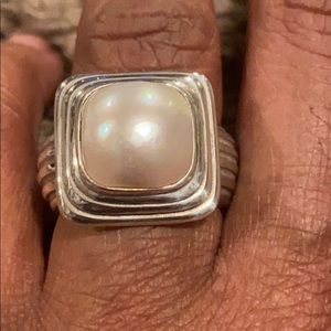 Slane Sterling silver and Pearl ring
